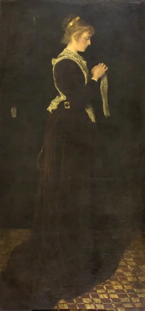 Die Schneiderin - James Abbott McNeill Whistler