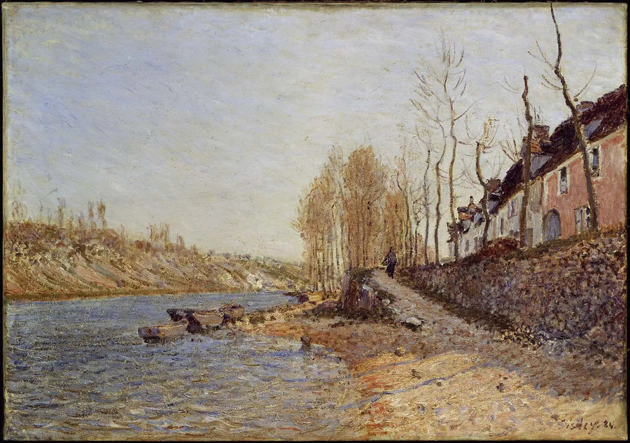 Das Weiße Kreuz in Saint-Mammès - Alfred Sisley