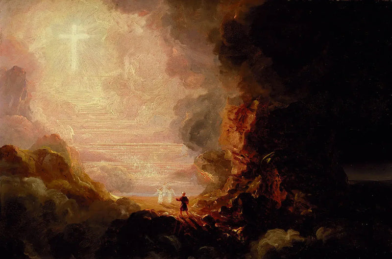 La Croix und die Welt : der Pilger des Kreuzes am Ende seiner Reise - Thomas Cole