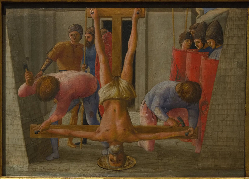 Die Kreuzigung des heiligen Petrus - Masaccio