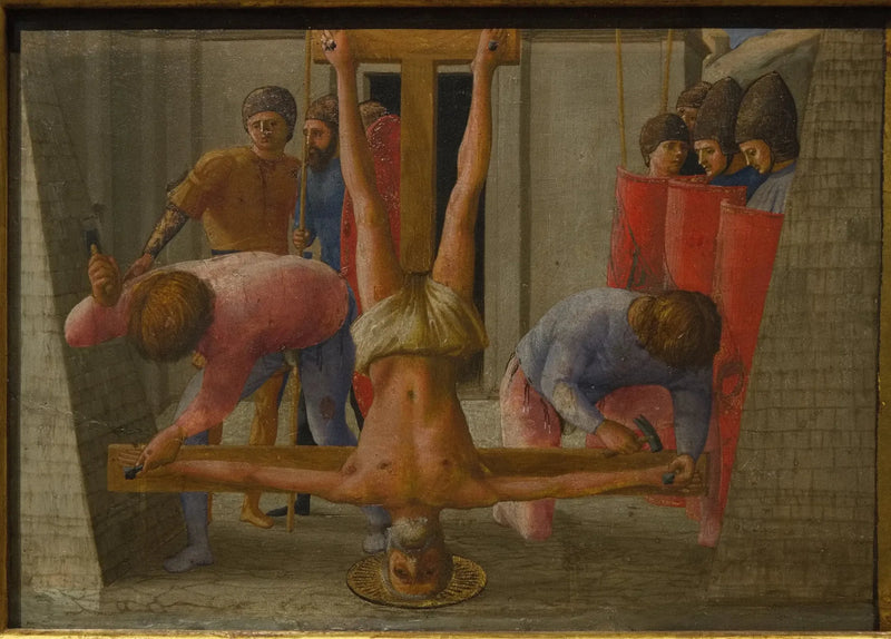 Die Kreuzigung des heiligen Petrus - Masaccio