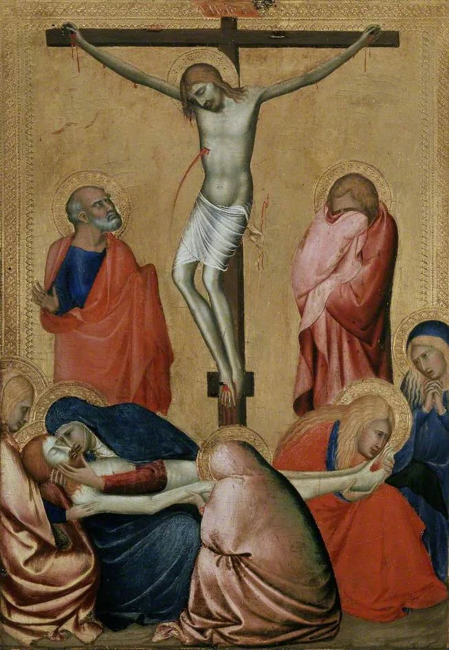 Die Kreuzigung und die Klage - Barna aus Siena