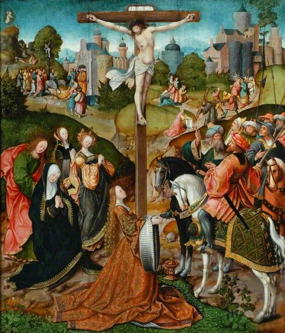 Die Kreuzigung - Jacob Cornelisz van Oostsanen