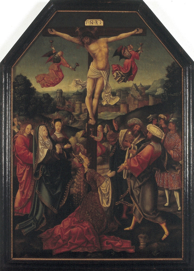 Die Kreuzigung - Jacob Cornelisz van Oostsanen