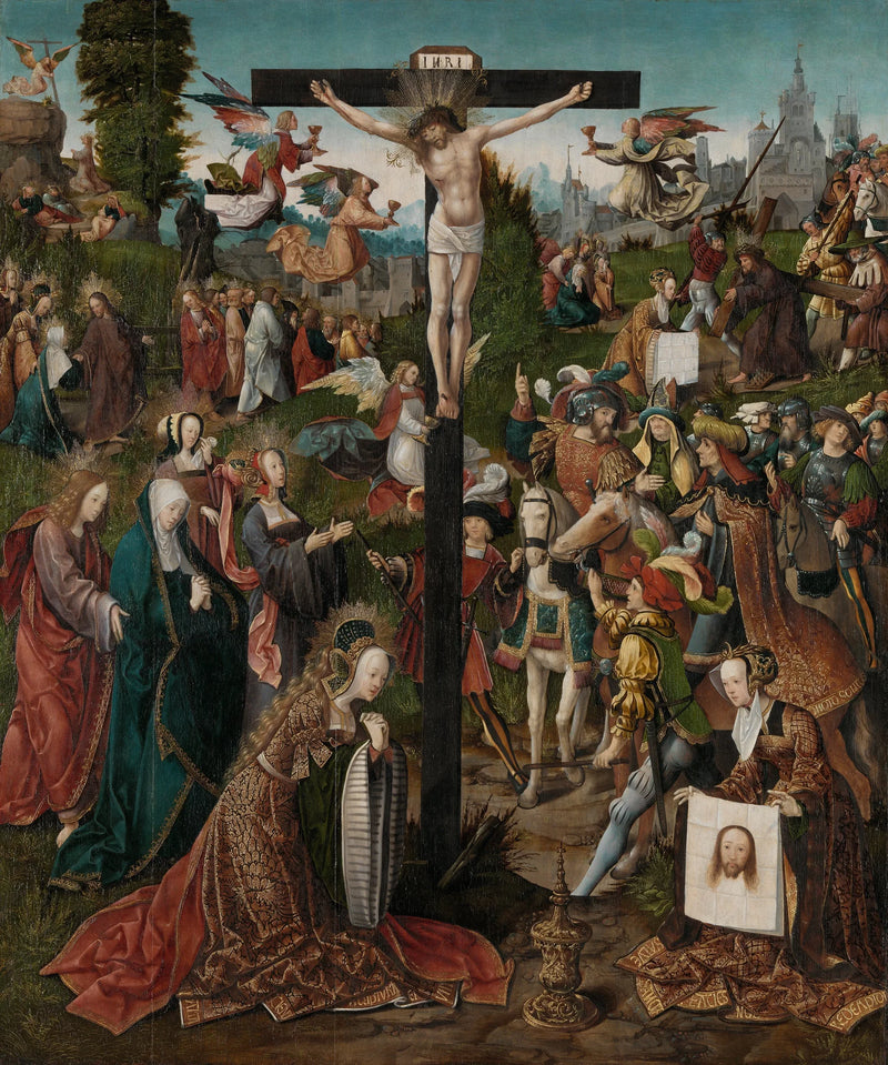 Die Kreuzigung - Jacob Cornelisz van Oostsanen