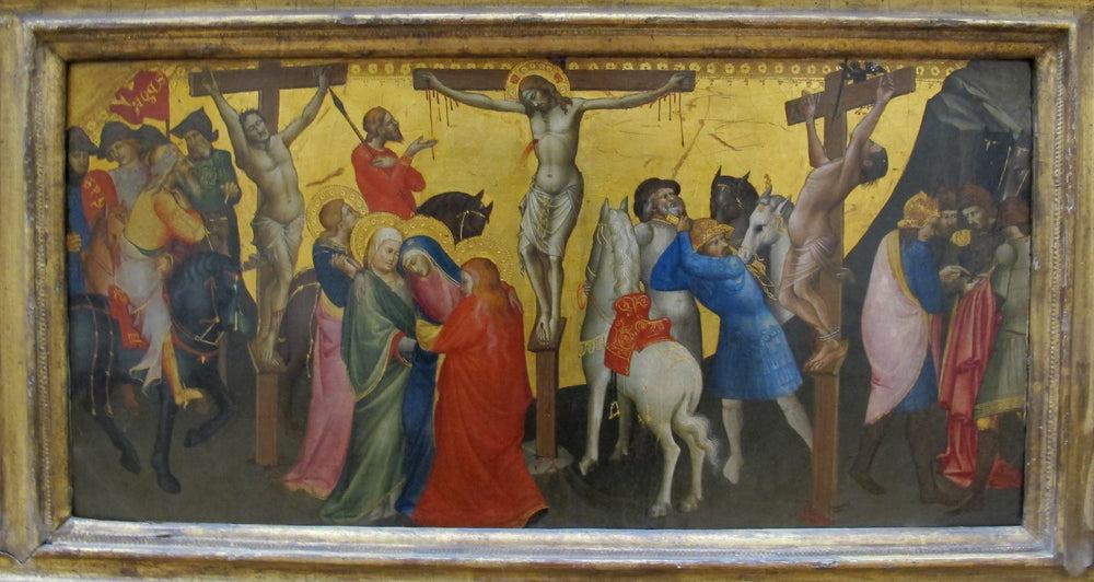 La Crucifixion - Lorenzo Monaco image 1 copie de tableau peinte à la main
