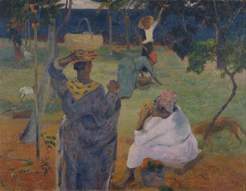 Die Obsternte oder An den Mangos - Paul Gauguin