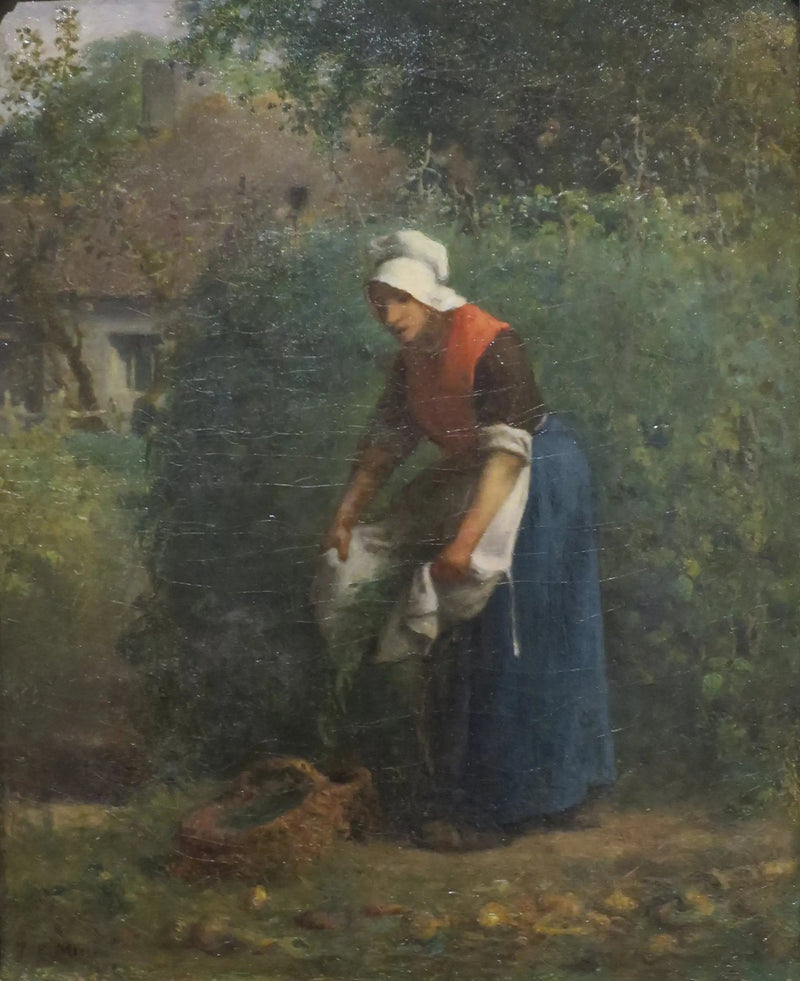 Die Ernte der Bohnen - Jean-François Millet