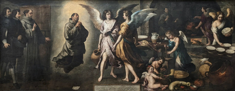 Die Küche der Engel - Bartolomé Esteban Murillo