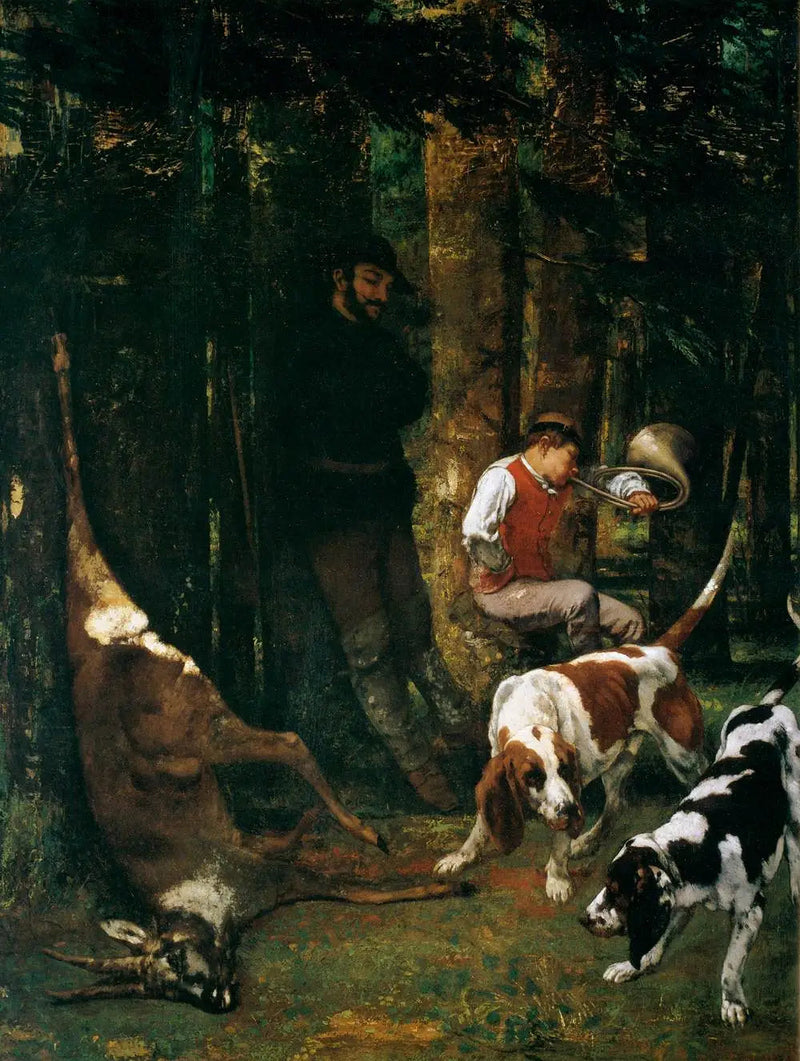 Die Jagd - Gustave Courbet