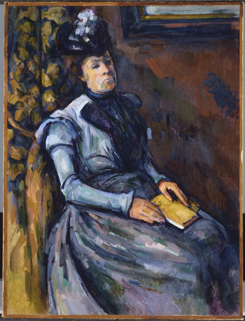 Die Dame mit dem Buch - Paul Cézanne