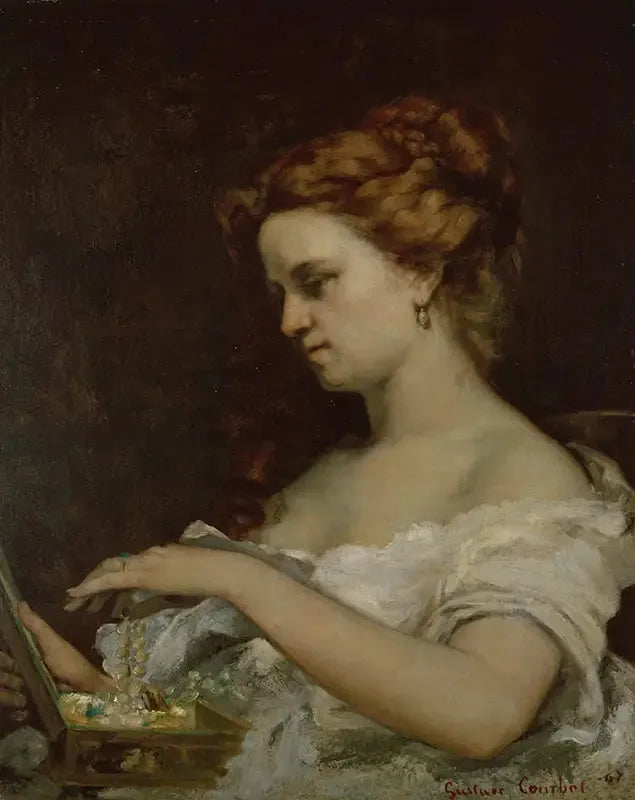 Die Dame mit den Juwelen - Gustave Courbet