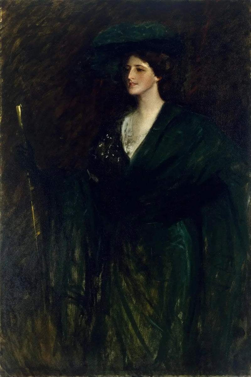 Die Smaragddame - William Merritt Chase