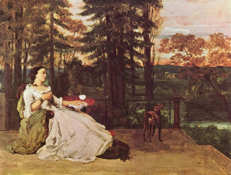 Die Dame von Frankfurt - Gustave Courbet