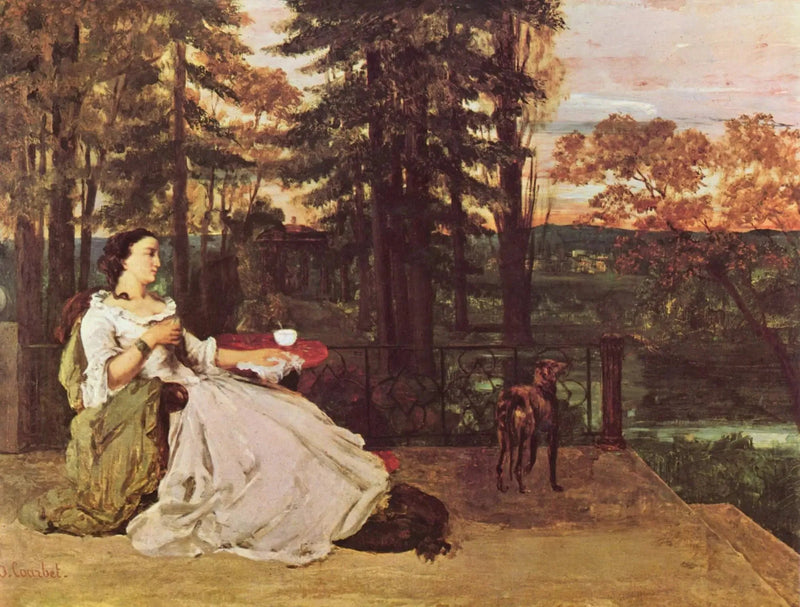 Die Dame von Frankfurt - Gustave Courbet