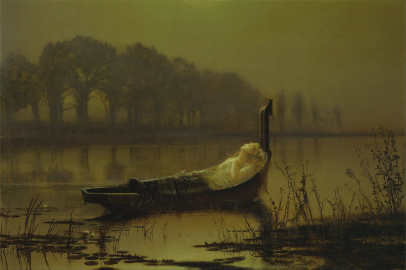 Die Dame von Shalott - John Atkinson Grimshaw