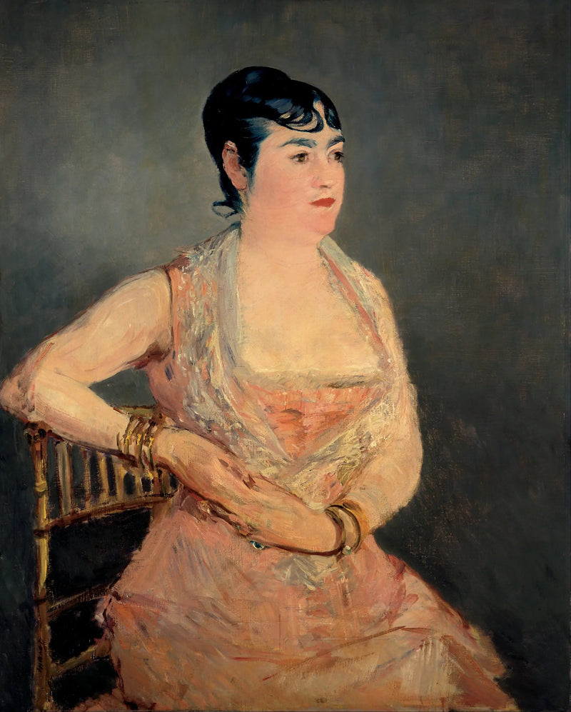 Die Dame in Rosa - Édouard Manet
