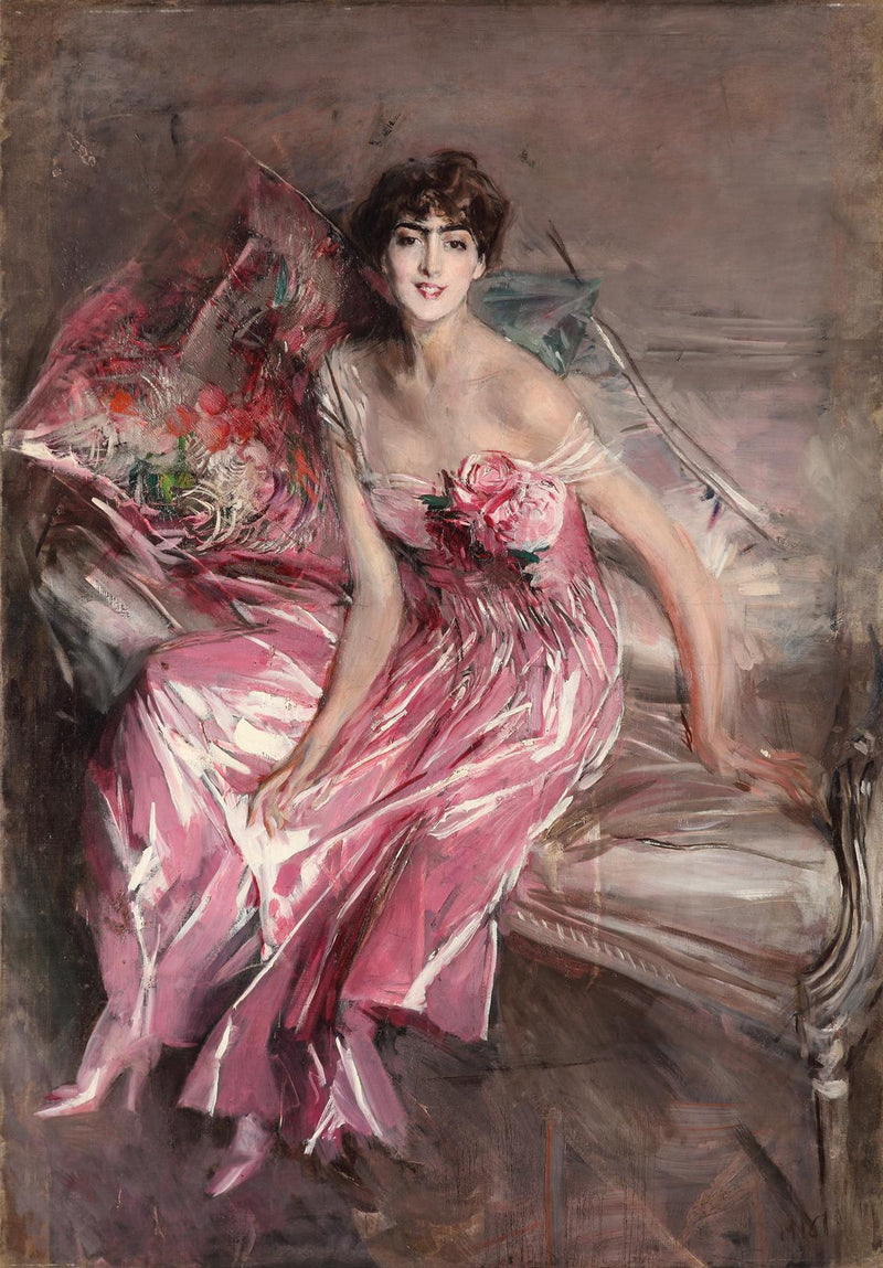 Das Mädchen in Rosa - Giovanni Boldini