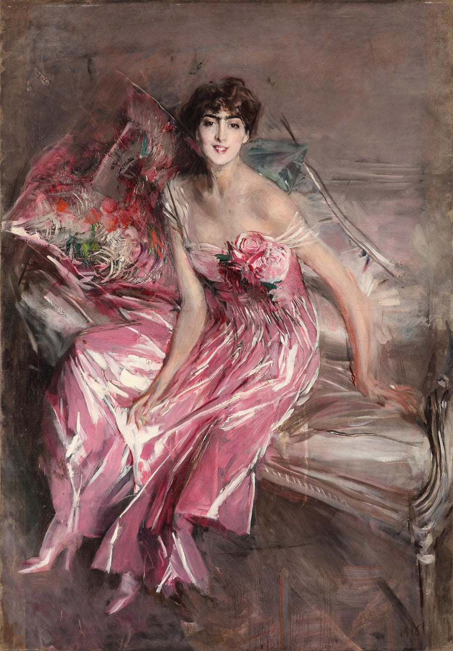 Das Mädchen in Rosa - Giovanni Boldini