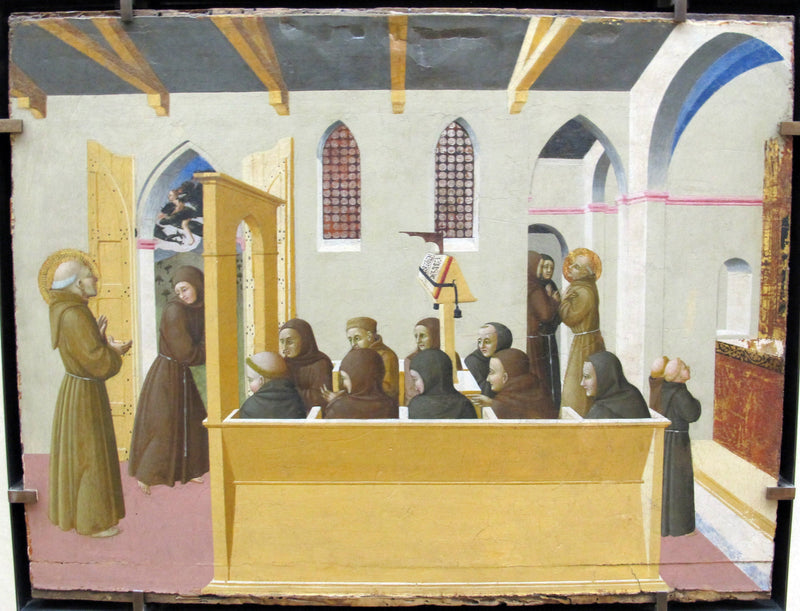 Die Verdammnis der Seele des Geizhals von Citerna - Stefano di Giovanni (Sassetta)