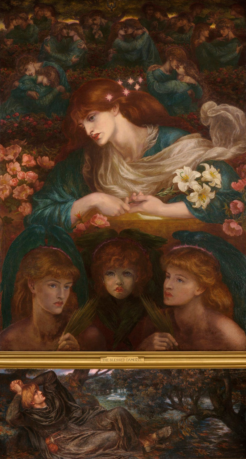 Die Auserwählte Jungfrau - Dante Gabriel Rossetti