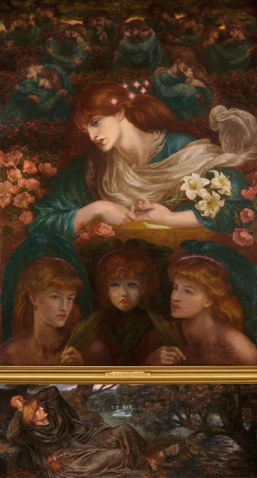 Die Auserwählte Jungfrau - Dante Gabriel Rossetti