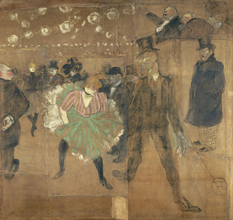 Der Tanz im Moulin-Rouge - Henri de Toulouse-Lautrec