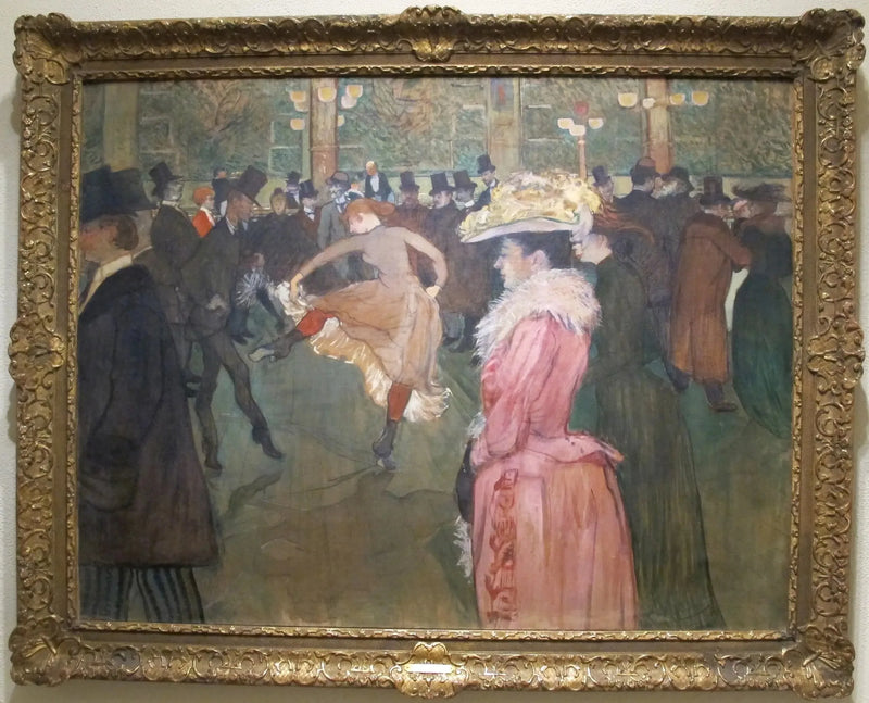 Der Tanz im Moulin-Rouge - Henri de Toulouse-Lautrec