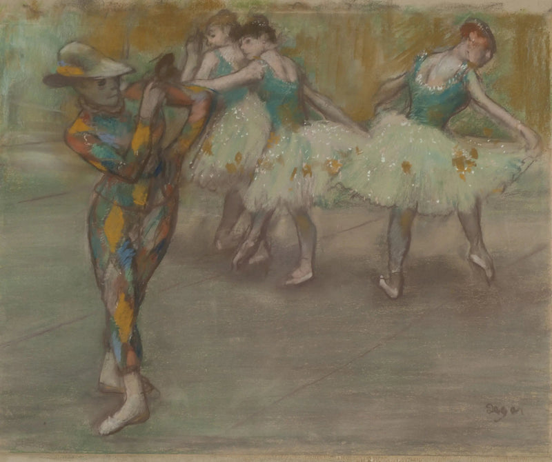 Der Tanz des Harlekin - Edgar Degas