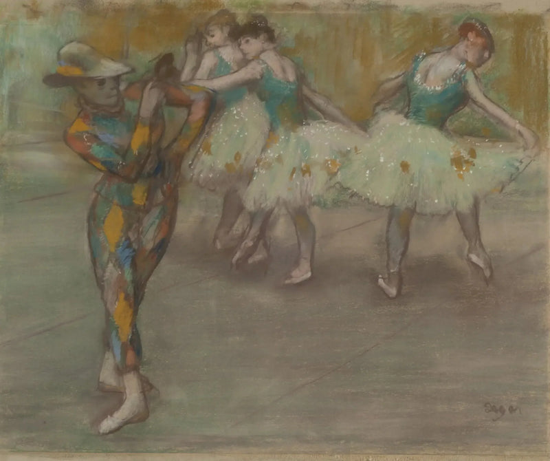 Der Tanz des Harlekin - Edgar Degas