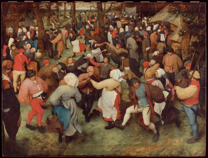 Der Tanz der Braut im Freien - Pieter Brueghel der Ältere