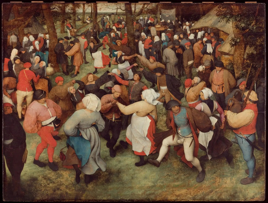 Der Tanz der Braut im Freien - Pieter Brueghel der Ältere
