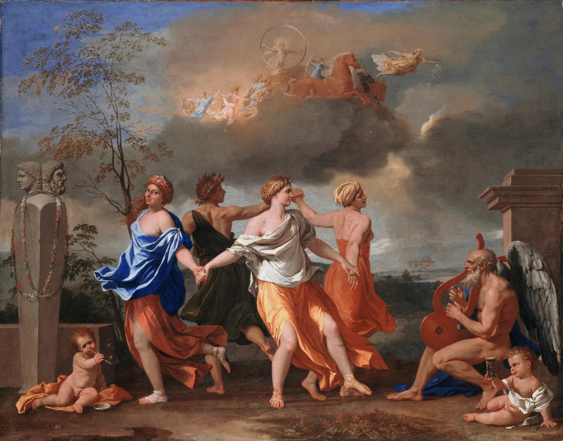 Der Tanz des menschlichen Lebens - Nicolas Poussin