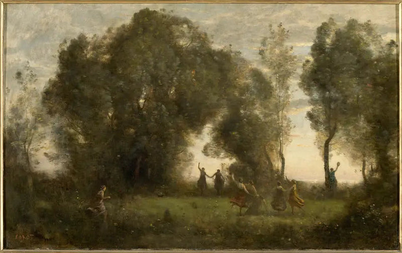 Die Tänzerin der Nymphen - Jean-Baptiste Camille Corot