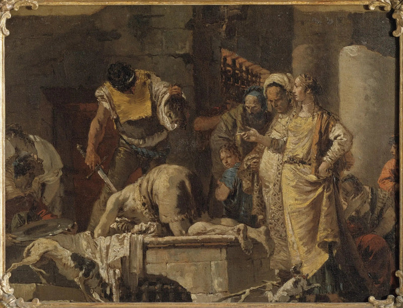 Die Enthauptung des heiligen Johannes des Täufers - Giovanni Battista Tiepolo