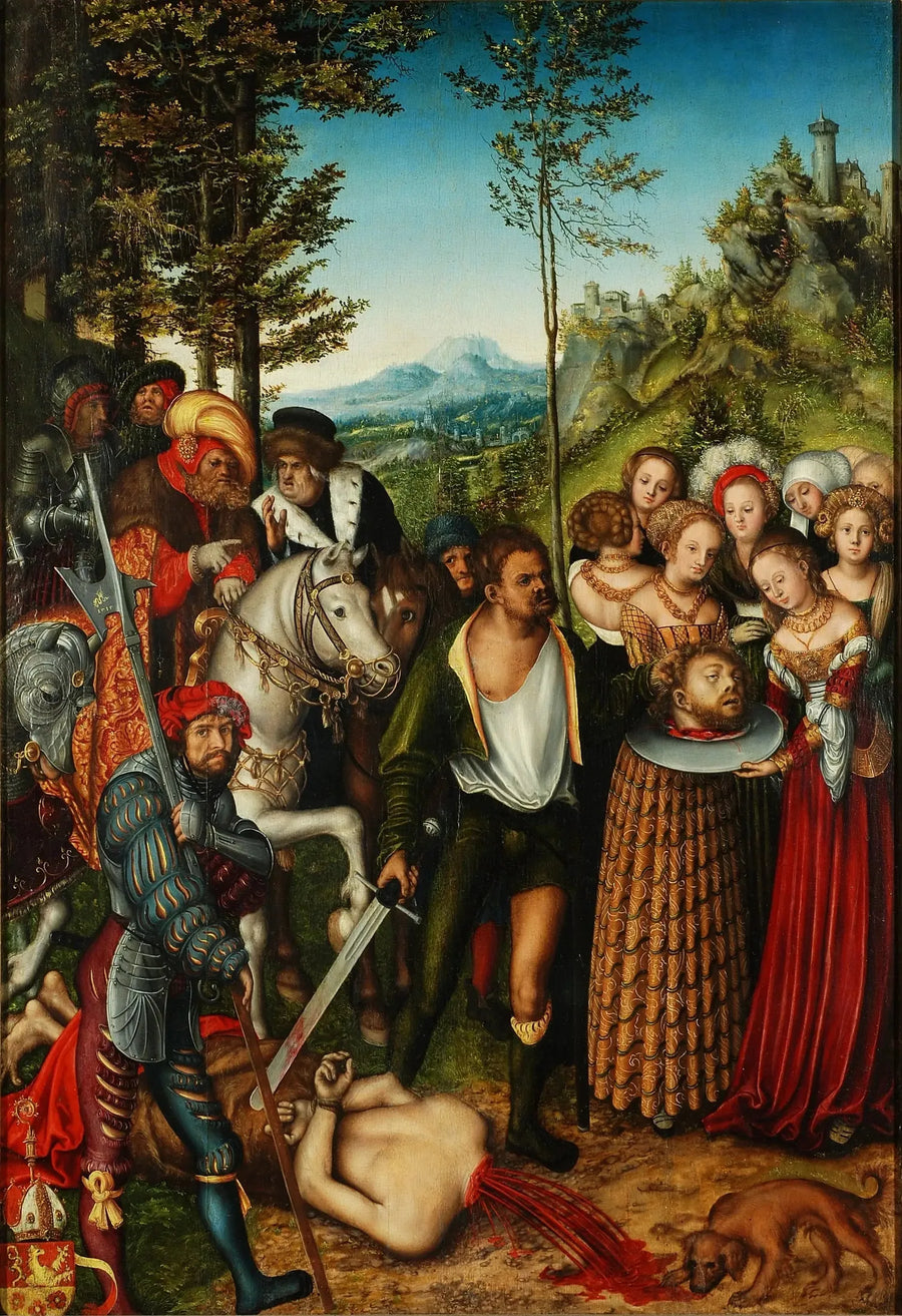 Die Enthauptung des heiligen Johannes des Täufers - Lucas Cranach der Ältere