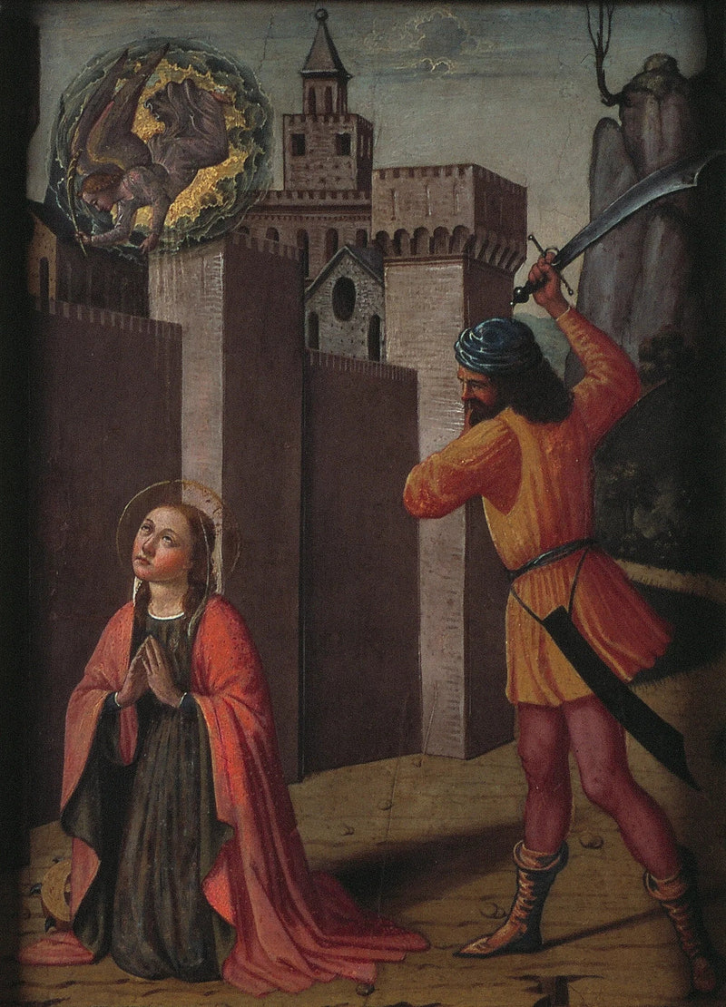 Die Enthauptung der heiligen Katharina von Alexandria - Pinturicchio