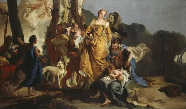 Die Entdeckung Moses - Giovanni Battista Tiepolo