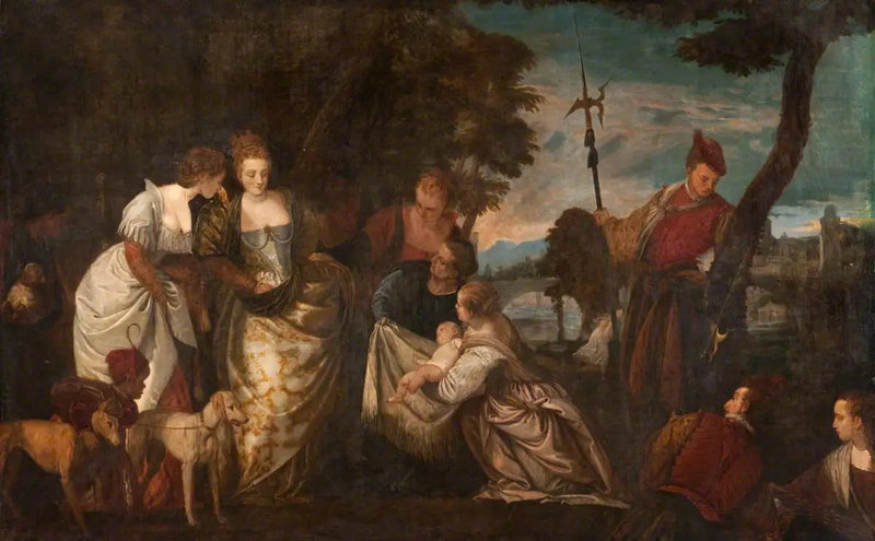 Die Entdeckung Moses - Paul Véronèse