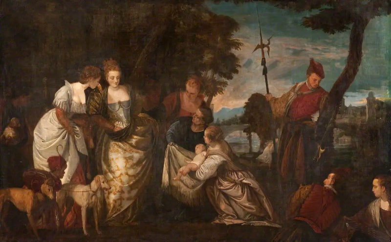 Die Entdeckung Moses - Paul Véronèse