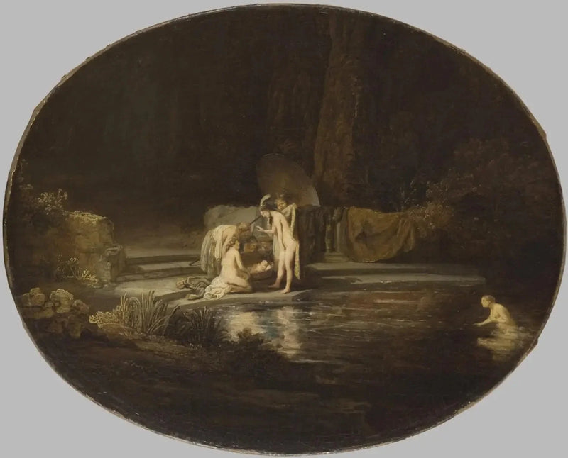 Die Entdeckung von Moses - Rembrandt