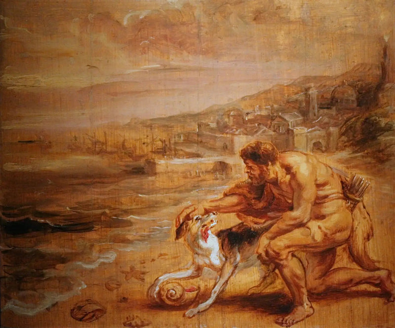 Die Entdeckung des Purpurs - Peter Paul Rubens