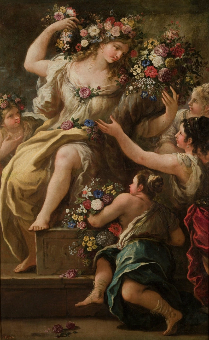 Die Göttin Flora - Luca Giordano