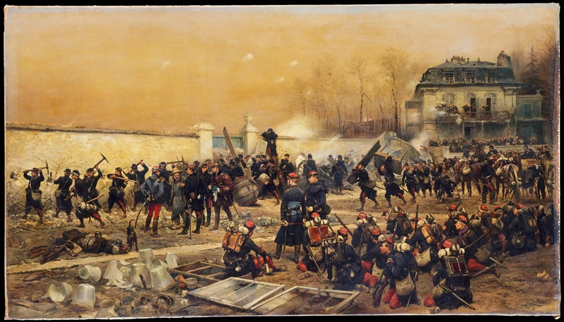Die Verteidigung von Champigny - Édouard Detaille