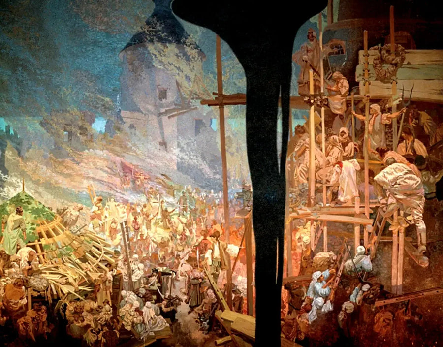Die Verteidigung von Szigetvár - Alphonse Mucha