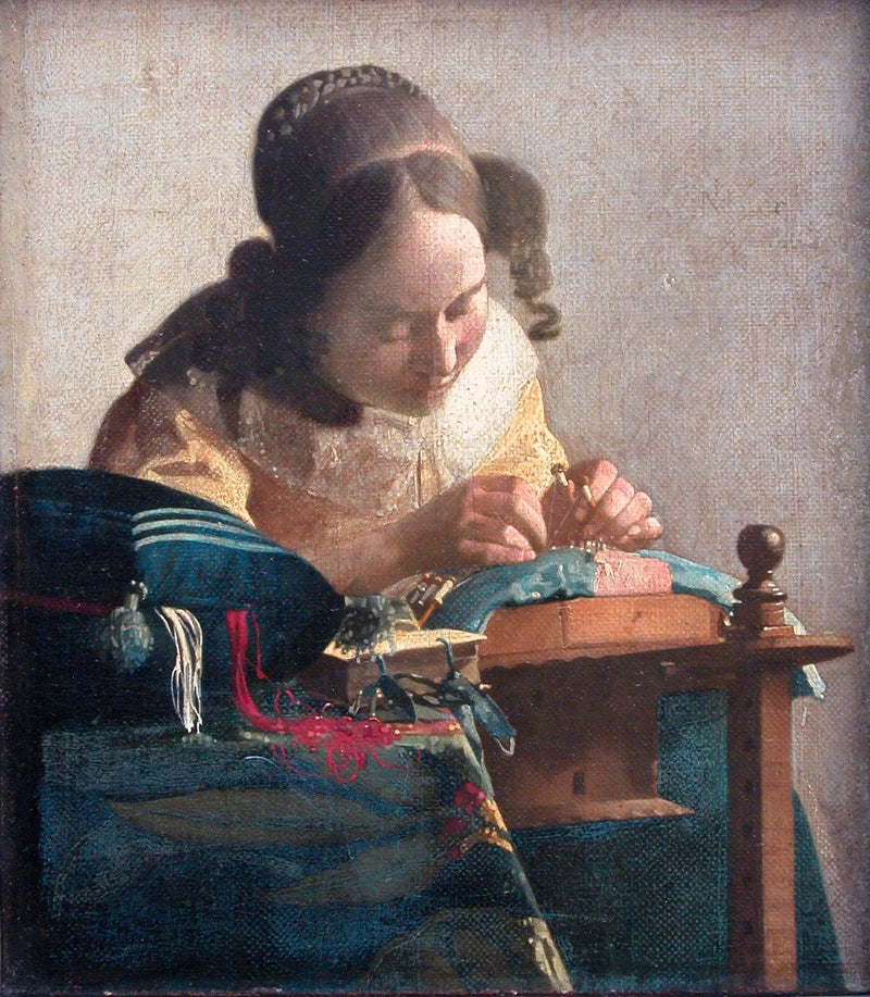 Die Spitzenklöpplerin - Johannes Vermeer