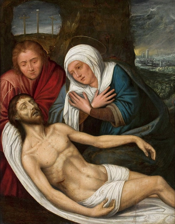 La Déploration du Christ. - Quentin Metsys - Alpha Reproduction