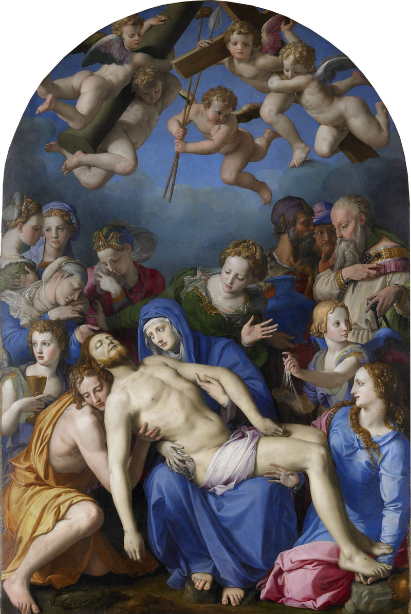 Die Klage über den toten Christus - Bronzino