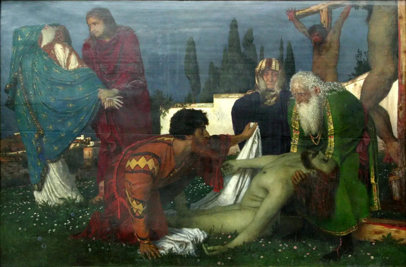 Die Kreuzabnahme - Arnold Böcklin
