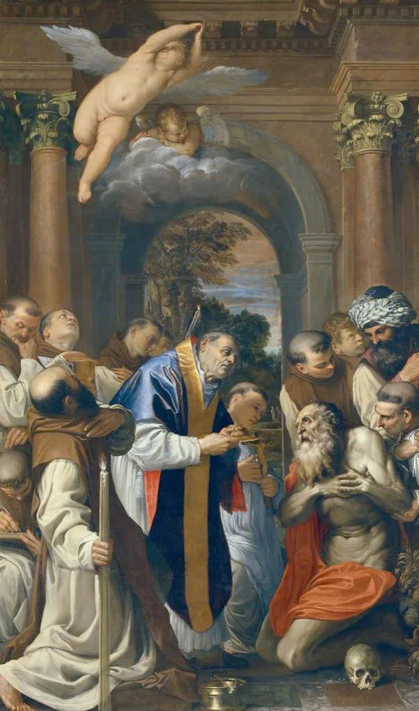 La Dernière Communion de saint Jérôme - Agostino Carracci